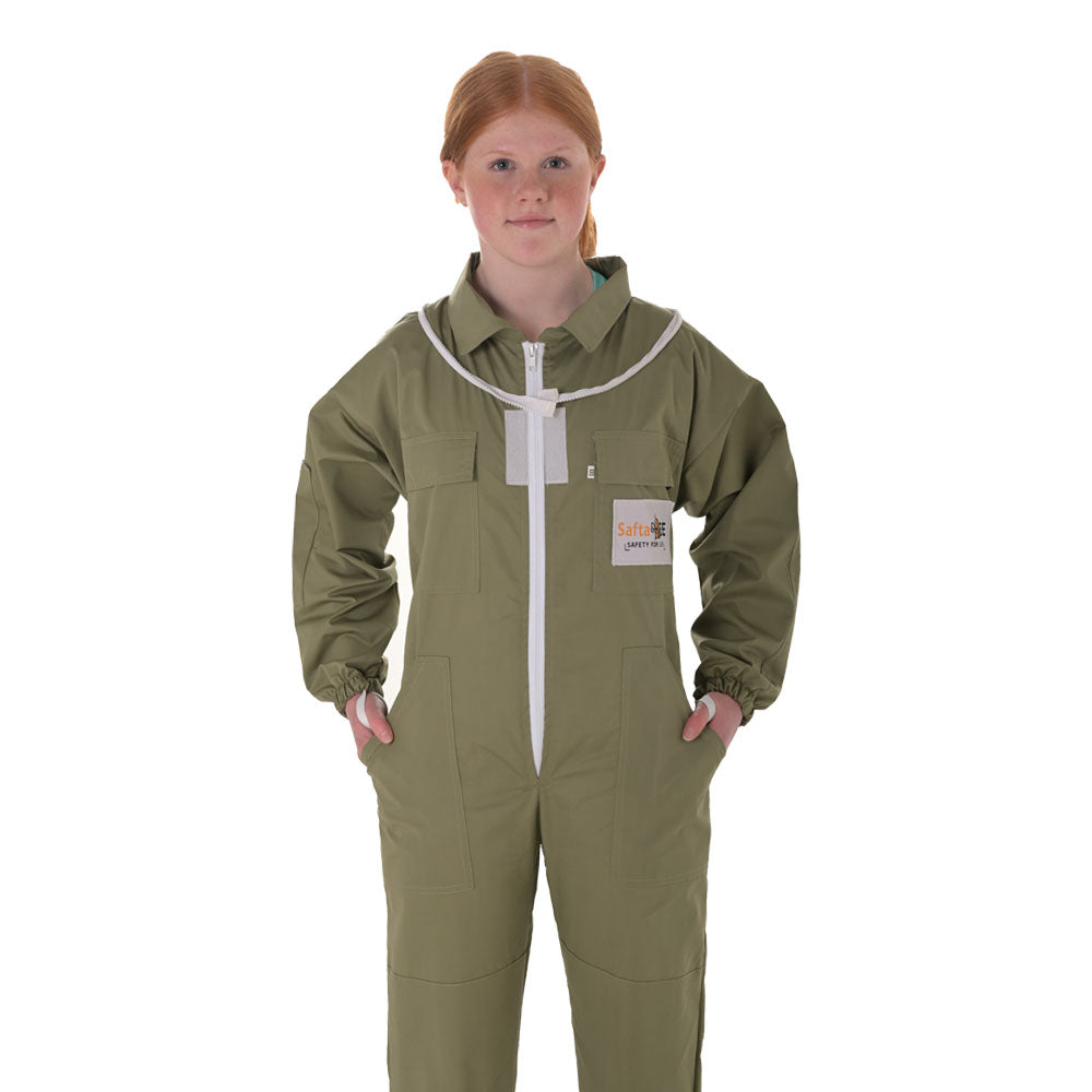 children beekeeping suit olive green no veil