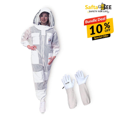 Customized Beekeeping Suit White