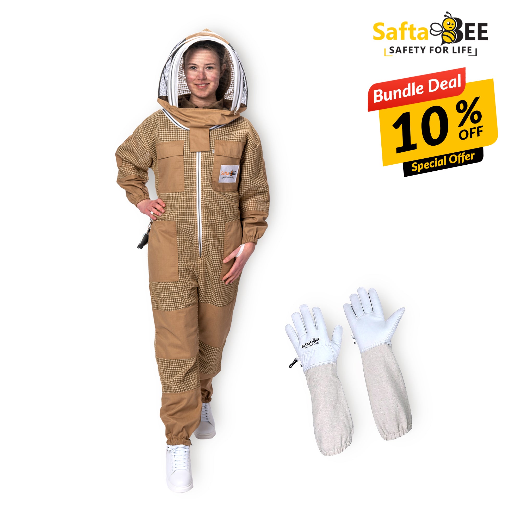 Customized Beekeeping Suit Brown 