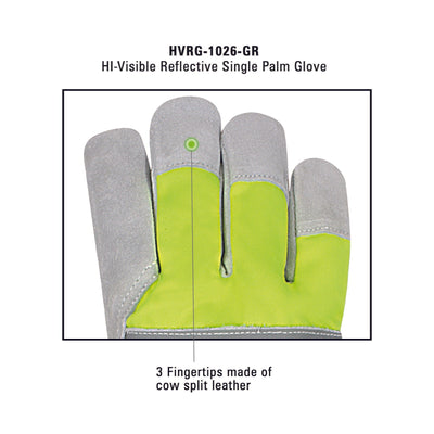 Rigger Gloves | Safety Gloves leather Work Gloves pure Leather PACK of 10