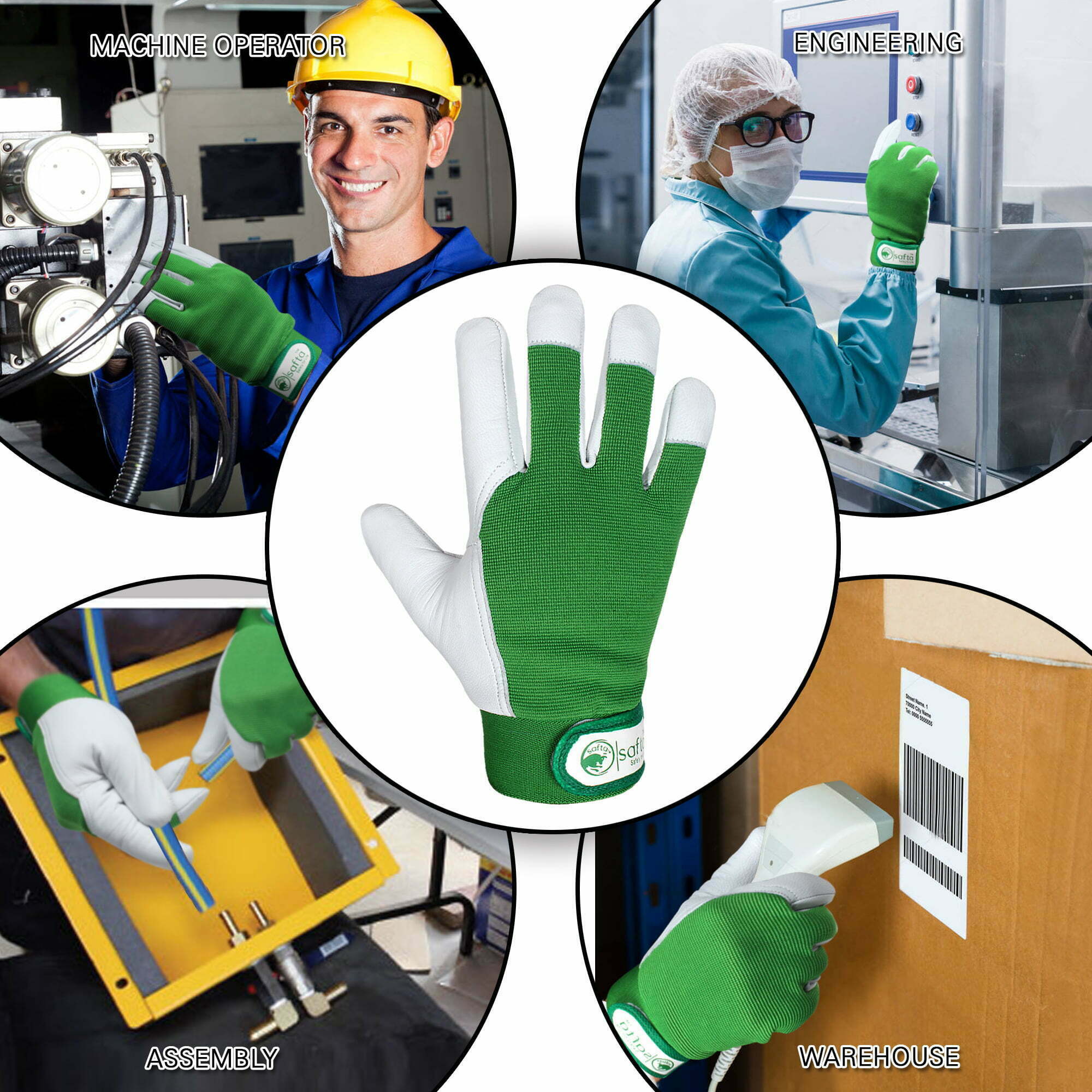 work gloves men and women leather work gloves light duty gloves safta bee