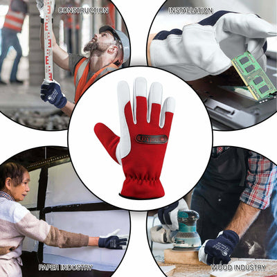 Thinsulate gloves leather work safta uk