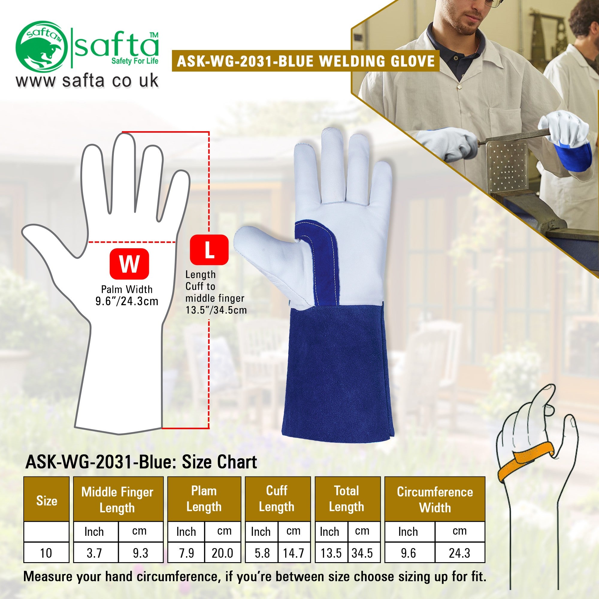 TIG Welding Gloves | Heat Resistant Kevlar Stitched & Flameproof | Welder Gloves Low Price on Bulk
