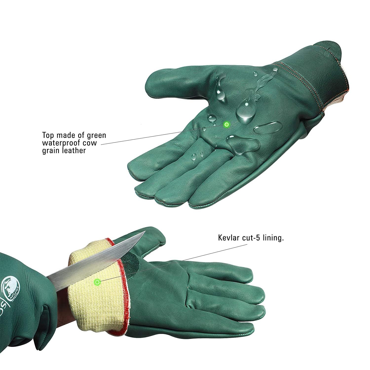 Thorn Proof Gardening Gloves Cut Resistant Gloves | Yard Gloves | Ladies Gardening Gloves Kevlar® lining Cut Level-5 Thorn-proof gardening gloves for heavy-duty yard work. Durable and thick, offering ultimate protection and comfort for all gardening tasks safta bee